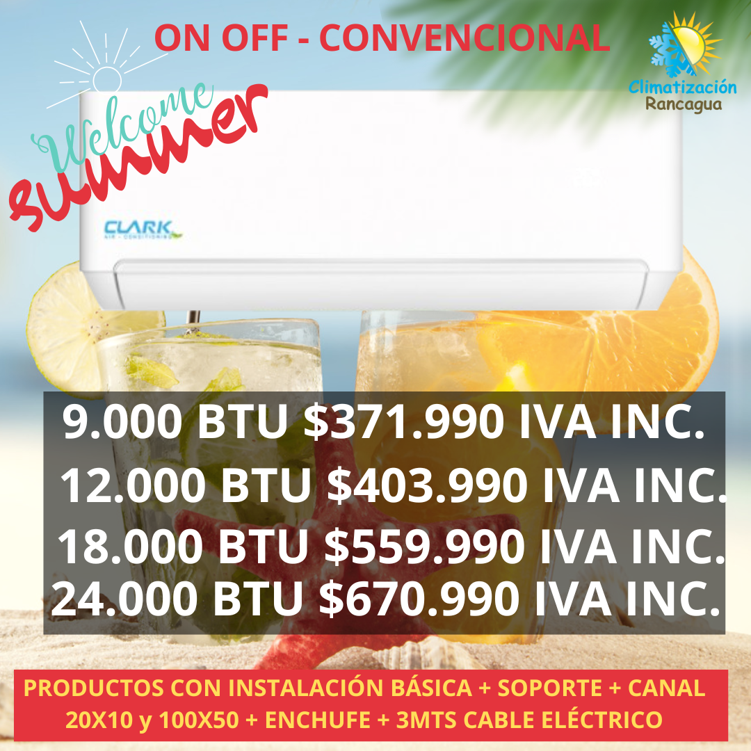 Oferta Verano Aire Acondicionado Clark